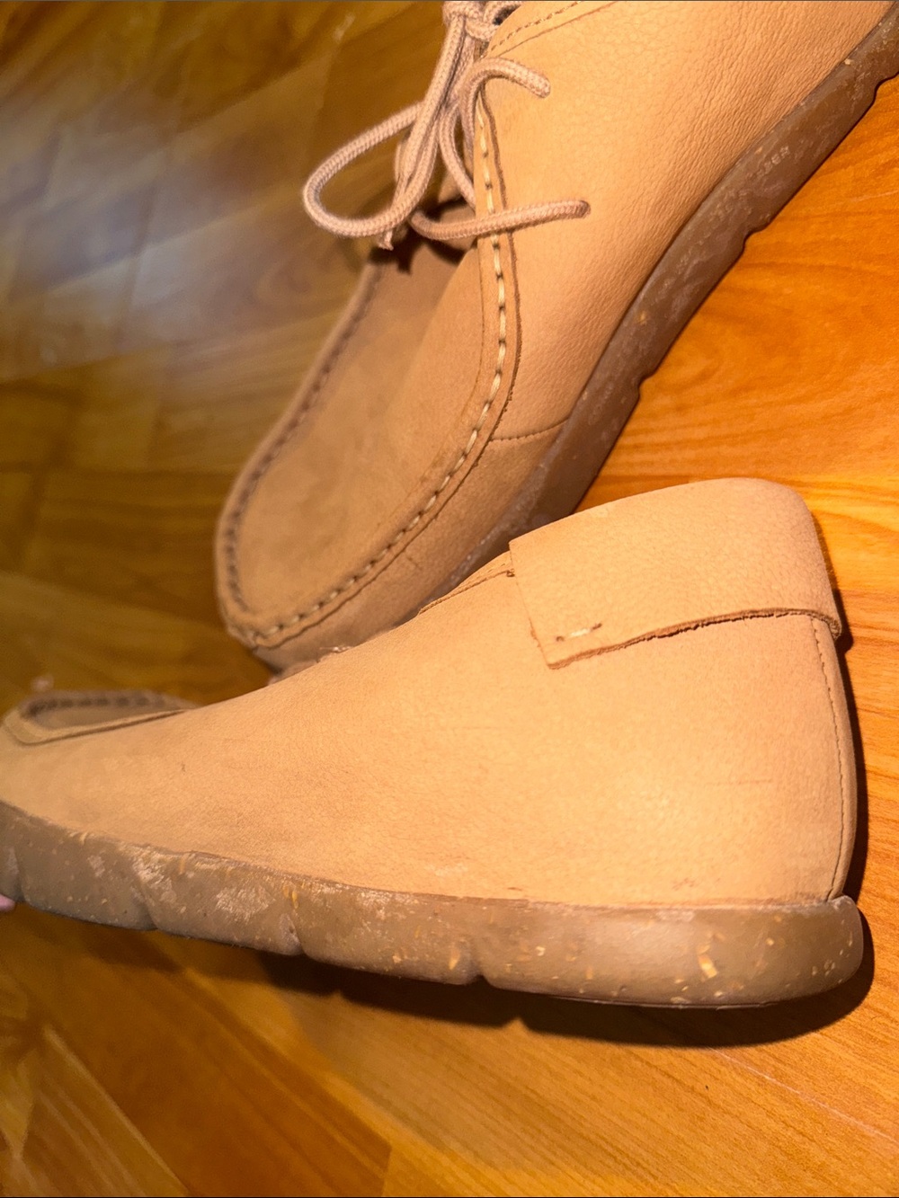 Kalso Earth Shoes "Darby" women’s US 9 EU 40 Nubuck Cognac Tan Leather moccasin - Picture 3 of 5